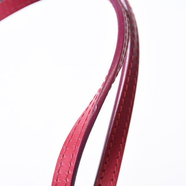 LOUIS VUITTON ルイヴィトン ネヴァーフル PM ハンドバッグ M40959 エピレザー ボルドー シルバー金具 美品 中古 4b013566