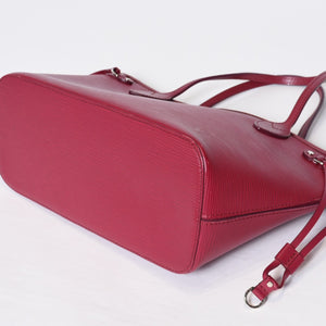 LOUIS VUITTON ルイヴィトン ネヴァーフル PM ハンドバッグ M40959 エピレザー ボルドー シルバー金具 美品 中古 4b013566