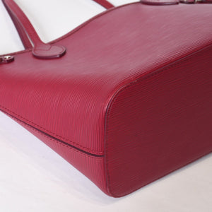 LOUIS VUITTON ルイヴィトン ネヴァーフル PM ハンドバッグ M40959 エピレザー ボルドー シルバー金具 美品 中古 4b013566