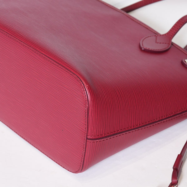 LOUIS VUITTON ルイヴィトン ネヴァーフル PM ハンドバッグ M40959 エピレザー ボルドー シルバー金具 美品 中古 4b013566