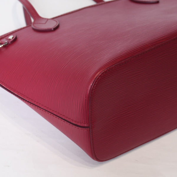 LOUIS VUITTON ルイヴィトン ネヴァーフル PM ハンドバッグ M40959 エピレザー ボルドー シルバー金具 美品 中古 4b013566