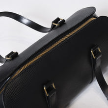 Load image into Gallery viewer, 新品未使用 LOUIS VUITTON ルイヴィトン エピ スフロ ハンドバッグ レザー ノワール M52222 エピレザー ゴールド金具 中古 4b013552