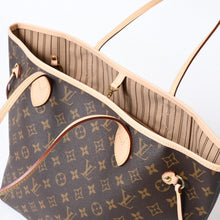 Load image into Gallery viewer, 新品未使用 LOUIS VUITTON ルイヴィトン ネヴァーフルMM トートバッグ M46975 モノグラム ブラウン ゴールド金具 中古 4b013524