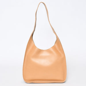 PRADA プラダ ワンショルダーバッグ ハンドバッグ ベージュ レザー 美品 中古 4b013214