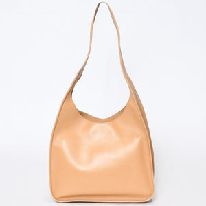 PRADA プラダ ワンショルダーバッグ ハンドバッグ ベージュ レザー 美品 中古 4b013214