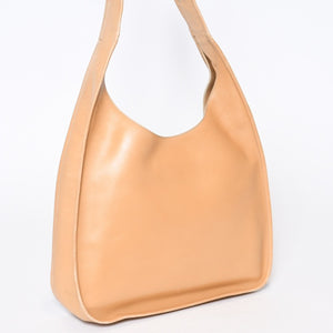 PRADA プラダ ワンショルダーバッグ ハンドバッグ ベージュ レザー 美品 中古 4b013214