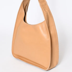 PRADA プラダ ワンショルダーバッグ ハンドバッグ ベージュ レザー 美品 中古 4b013214