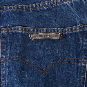 Very Good Condition CHROME HEARTS Denim Pants Levi's LEVI`S 501 Size 29 Black Used 4b013526