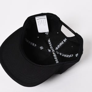 新品未使用 CHROME HEARTS クロムハーツ CHプラス ホースシュー 5パネル スナップバックキャップ ONE SIZE 51-61cm ブラック 中古 4a004539