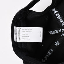 Load image into Gallery viewer, 新品未使用 CHROME HEARTS クロムハーツ CHプラス ホースシュー 5パネル スナップバックキャップ ONE SIZE 51-61cm ブラック 中古 4a004539