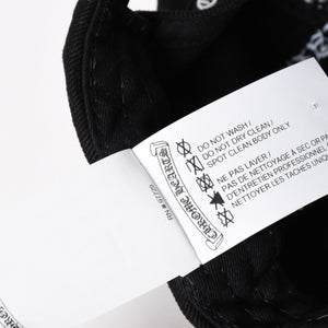 新品未使用 CHROME HEARTS クロムハーツ CHプラス ホースシュー 5パネル スナップバックキャップ ONE SIZE 51-61cm ブラック 中古 4a004539