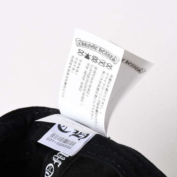 新品未使用 CHROME HEARTS クロムハーツ CHプラス ホースシュー 5パネル スナップバックキャップ ONE SIZE 51-61cm ブラック 中古 4a004539