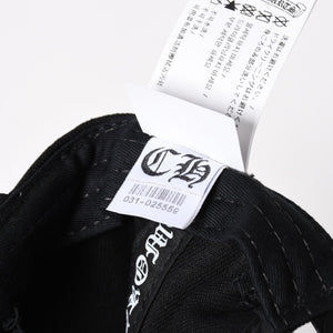 新品未使用 CHROME HEARTS クロムハーツ CHプラス ホースシュー 5パネル スナップバックキャップ ONE SIZE 51-61cm ブラック 中古 4a004539