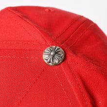 Load image into Gallery viewer, 新品未使用 CHROME HEARTS クロムハーツ CH刺繍 ベースボールキャップ ONE SIZE レッド イエロー 中古 4a004538