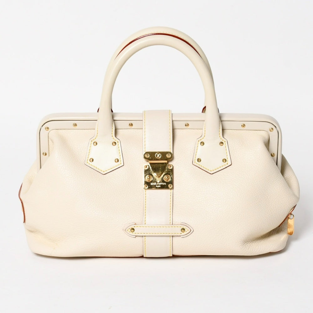 LOUIS VUITTON Angénieux PM Handbag M91811 Bronze Hari Gold Hardware Good Condition Used 4a004888