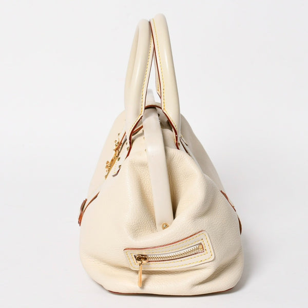 LOUIS VUITTON ルイヴィトン アンジェニューPM ハンドバッグ M91811 ブロン スハリ ゴールド金具 美品 中古 4a004888