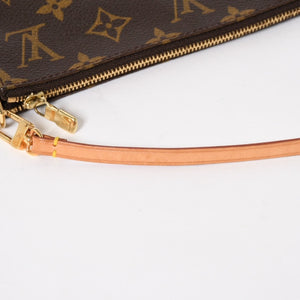 極美品 LOUIS VUITTON ルイヴィトン ポシェット アクセソワール アクセサリーポーチ M51980 モノグラム ブラウン 中古 4a004873