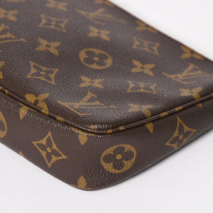 極美品 LOUIS VUITTON ルイヴィトン ポシェット アクセソワール アクセサリーポーチ M51980 モノグラム ブラウン 中古 4a004873