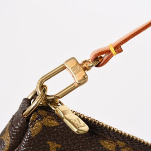極美品 LOUIS VUITTON ルイヴィトン ポシェット アクセソワール アクセサリーポーチ M51980 モノグラム ブラウン 中古 4a004873