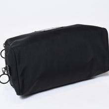 Load image into Gallery viewer, CHANEL シャネル スポーツライン ココマーク トラベルポーチ セカンドバッグ 7番台 ブラック ナイロンキャンバス レザー ブラック金具 美品 中古 4b013702