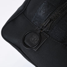 Load image into Gallery viewer, CHANEL シャネル スポーツライン ココマーク トラベルポーチ セカンドバッグ 7番台 ブラック ナイロンキャンバス レザー ブラック金具 美品 中古 4b013702