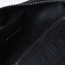 Load image into Gallery viewer, CHANEL シャネル スポーツライン ココマーク トラベルポーチ セカンドバッグ 7番台 ブラック ナイロンキャンバス レザー ブラック金具 美品 中古 4b013702
