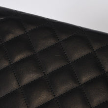 Load image into Gallery viewer, CHANEL シャネル カンボンライン ココマーク チェーンウォレット 16番台 ブラック ピンク ラムスキン シルバー金具 美品 中古 4b013613