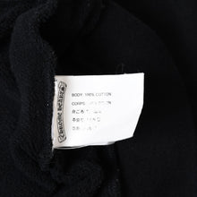 Load image into Gallery viewer, 新品同様 CHROME HEARTS クロムハーツ ジップアップ パーカー ブラック 新型 ラベルロゴ ブラック レッド ホワイト サイズ M 美品 中古 4b013756