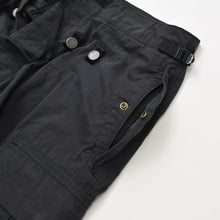 画像をギャラリービューアに読み込む, KAPITAL キャピタル Rip Stop Jumbo Cargo Pants リップストップ ジャンボカーゴパンツ EK-1374LP サイズL ブラック 美品 中古 4b013787