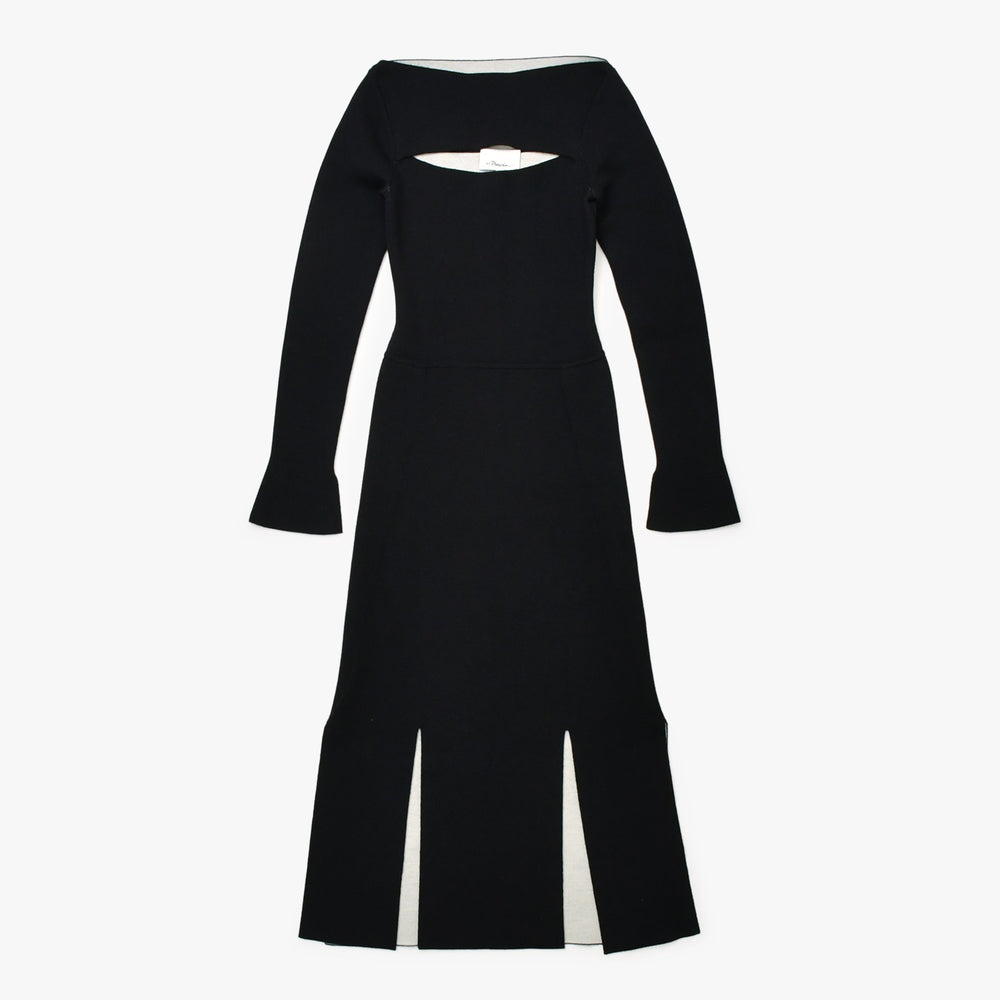 3.1 phillip lim Zip knit dress Black E221-7549DFM Size XS Good condition Used 4b013825