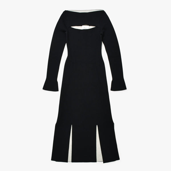 3.1 phillip lim Zip knit dress Black E221-7549DFM Size XS Good condition Used 4b013825