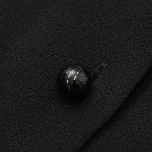 極美品 CELINE セリーヌ ドレス ワンピース 2R109865C アセテート レーヨン サイズ34 ブラック 中古 4b013833