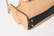 Load image into Gallery viewer, 新品同様 CHANEL シャネル 26SS CHANEL 25 ミニ ワンショルダーバッグ AS5631 ランダム番台 ココマーク ラフィア ベージュ 中古 4b013843