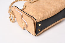 Load image into Gallery viewer, 新品同様 CHANEL シャネル 26SS CHANEL 25 ミニ ワンショルダーバッグ AS5631 ランダム番台 ココマーク ラフィア ベージュ 中古 4b013843