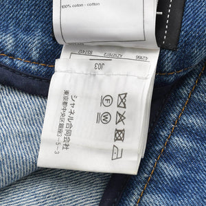 CHANEL シャネル 19SS デニムスカート P61825V47197 サイズ34 メティエダールコレクション ココマーク パッチワーク 美品 中古 4b013844