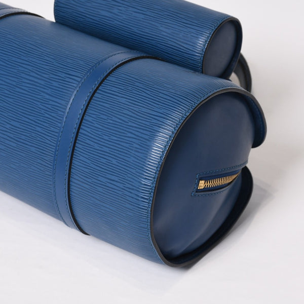 LOUIS VUITTON ルイヴィトン ハンドバッグ パピヨン スフロ エピ ブルー M52225 美品 中古 4b010061