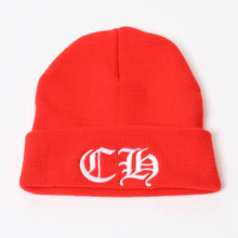 Load image into Gallery viewer, 新品未使用 CHROME HEARTS クロムハーツ ACRYL WATCH CAP アクリルワッチキャップ ビーニー ONE SIZE 22cm CHロゴ刺繍 レッド 中古 4b013880
