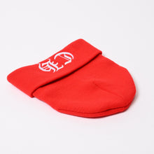 Load image into Gallery viewer, 新品未使用 CHROME HEARTS クロムハーツ ACRYL WATCH CAP アクリルワッチキャップ ビーニー ONE SIZE 22cm CHロゴ刺繍 レッド 中古 4b013880