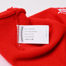 Load image into Gallery viewer, 新品未使用 CHROME HEARTS クロムハーツ ACRYL WATCH CAP アクリルワッチキャップ ビーニー ONE SIZE 22cm CHロゴ刺繍 レッド 中古 4b013880