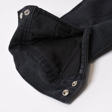Load image into Gallery viewer, 極美品 CHROME HEARTS クロムハーツ WORK DOG ワークドッグ シャツジャケット サイズS キルティング クロスボール ブラック 中古 4b013907