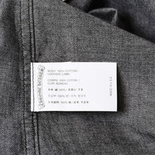 Load image into Gallery viewer, 極美品 CHROME HEARTS クロムハーツ LOOSEENDS ルーズエンド 長袖デニムシャツ サイズS CHクロスパッチ 2パッチ ブラック 中古 4b013906