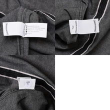 Load image into Gallery viewer, 極美品 CHROME HEARTS クロムハーツ LOOSEENDS ルーズエンド 長袖デニムシャツ サイズS CHクロスパッチ 2パッチ ブラック 中古 4b013906