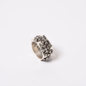 極美品 CHROME HEARTS クロムハーツ ペンタゴンリング 指輪 CHプラス 2014刻印 14号 重量16.9g シルバー925 中古 4b013874
