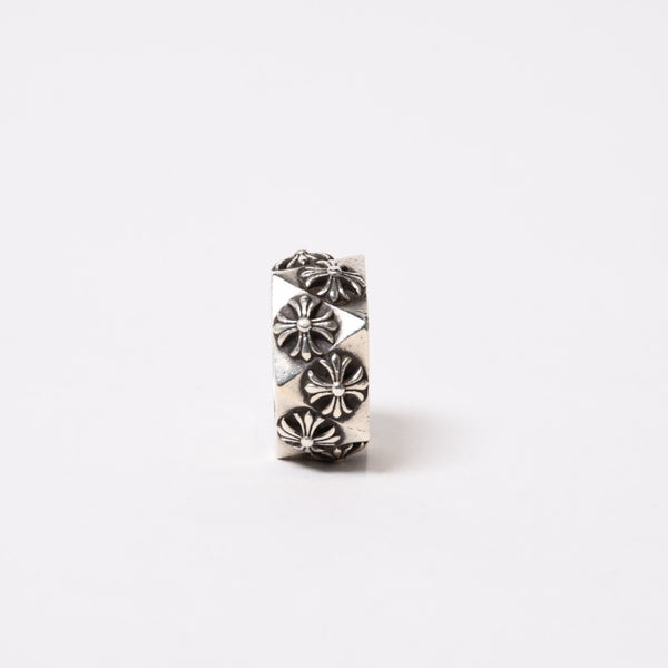 極美品 CHROME HEARTS クロムハーツ ペンタゴンリング 指輪 CHプラス 2014刻印 14号 重量16.9g シルバー925 中古 4b013874