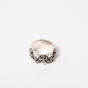 極美品 CHROME HEARTS クロムハーツ ペンタゴンリング 指輪 CHプラス 2014刻印 14号 重量16.9g シルバー925 中古 4b013874