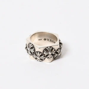 極美品 CHROME HEARTS クロムハーツ ペンタゴンリング 指輪 CHプラス 2014刻印 14号 重量16.9g シルバー925 中古 4b013874