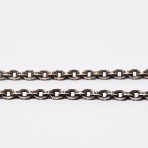 CHROME HEARTS クロムハーツ PAPER CHAIN NECKLACE 24Inch ペーパーチェーン ネックレス 24インチ 重量約45.0g 美品 中古 4b013884