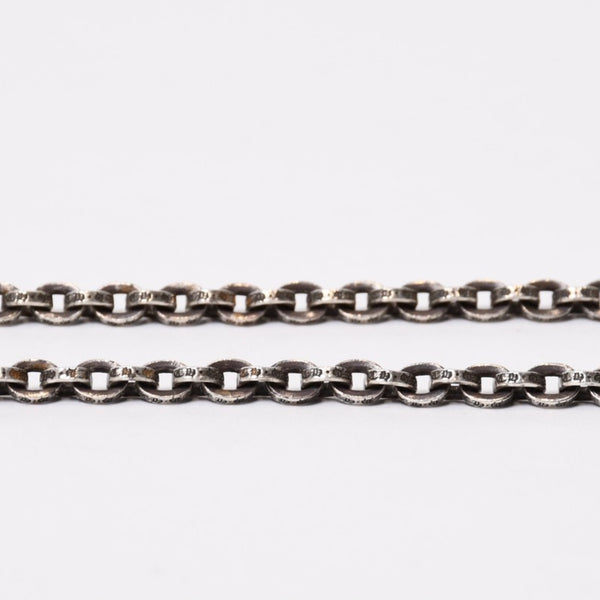 CHROME HEARTS クロムハーツ PAPER CHAIN NECKLACE 24Inch ペーパーチェーン ネックレス 24インチ 重量約45.0g 美品 中古 4b013884