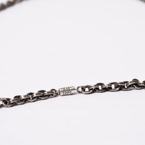CHROME HEARTS クロムハーツ PAPER CHAIN NECKLACE 24Inch ペーパーチェーン ネックレス 24インチ 重量約45.0g 美品 中古 4b013884