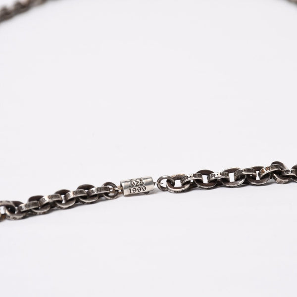 CHROME HEARTS クロムハーツ PAPER CHAIN NECKLACE 24Inch ペーパーチェーン ネックレス 24インチ 重量約45.0g 美品 中古 4b013884